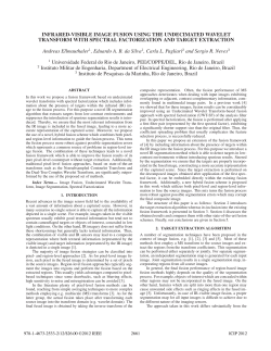 infrared-visible image fusion using the undecimated - SMT