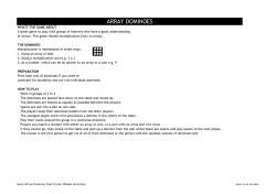 array dominoes - Rhodes University