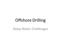 Offshore Drilling Deep Water Challenges