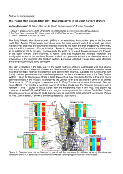 The Triassic Main Buntsandstein play – New prospectivity in