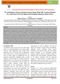 PV and Battery Energy Storage System Along With SOC Control