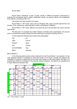 Round Robin - Roadsafe LLC
