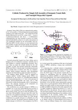 Colloids Produced by Simple Self-Assembly of Inorganic Tennis