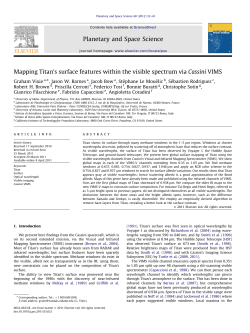 Mapping Titan`s surface features within the visible