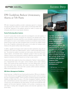 Success Story EPRI Guidelines Reduce