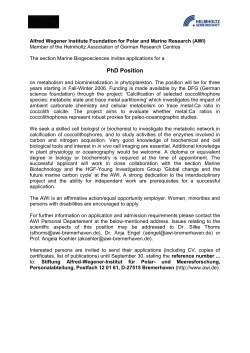 Alfred Wegener Institute for Polar and Marine Research (AWI