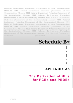 (Assessment of Site Contamination) Amendment Measure 2013