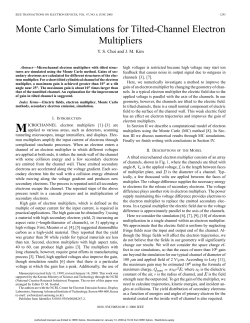 Monte Carlo simulations for tilted