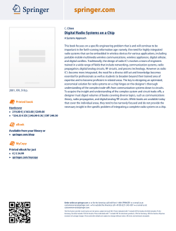 Digital Radio Systems on a Chip