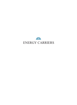energy carriers