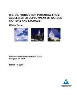 US Oil Production Potential from Accelerated