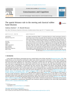 The spatial distance rule in the moving and classical rubber hand