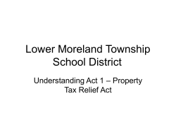 Public Hearing Presentation 2/27/07