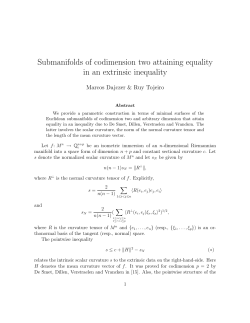 Submanifolds of codimension two attaining equality in an extrinsic
