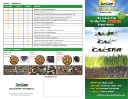 The Fast Acting, Plant Health Catalysts for
