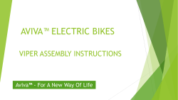 aviva* electric bikes viper assembly instructions