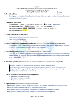 Development of traditional handicraft activities and improving the