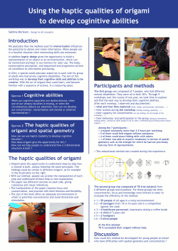 QUESTION 1 Cognitive abilities QUESTION 2