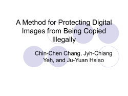 A Method for Protecting Digital Images from Being Copied Illegally