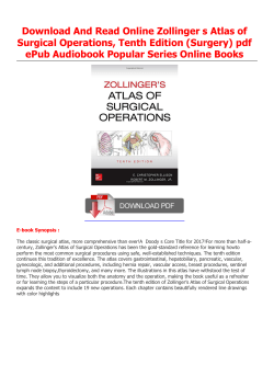 And Read Online Zollinger s Atlas of
