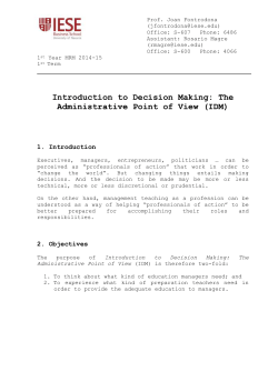 XX Year MBA XX - IESE Business School