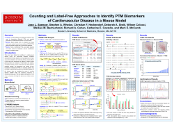 Counting and Label-Free Approaches to Identify PTM Biomarkers of