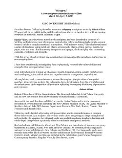 press release - Jonathan Ferrara Gallery