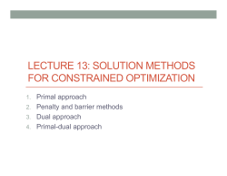 lecture 13: solution methods for constrained optimization
