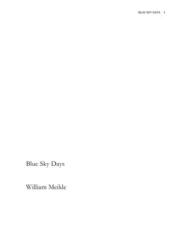 Blue sky days