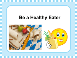 Healthy Diet Powerpoint Slides