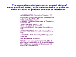 The anomalous electron-proton ground state of nano