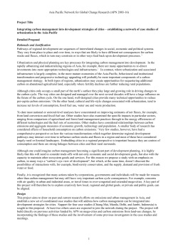 Building adaptive capacity to environmental change in Southeast Asia: