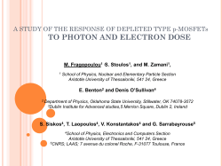The response of a depleted p-MOSFET dosemeter to photons and