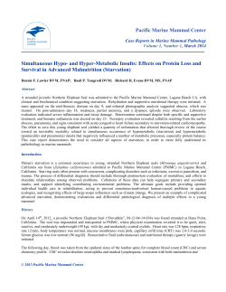 Common knowledge - Pacific Marine Mammal Center