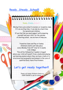 Ready Steady School