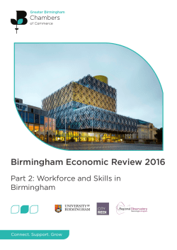 Birmingham Economic Review 2016