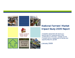 (2009). The National Farmers` Market Impact Study 2009 Report
