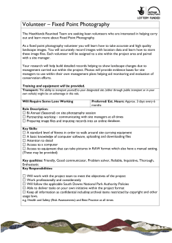 Fixed Point Photography - South Downs National Park Authority