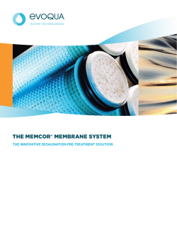 the memcor&reg; membrane system