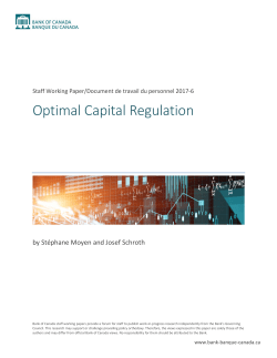 Optimal Capital Regulation