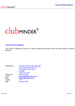 Touch Till Picture Manual