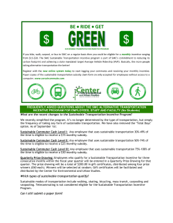 Alternative Transportation FAQ