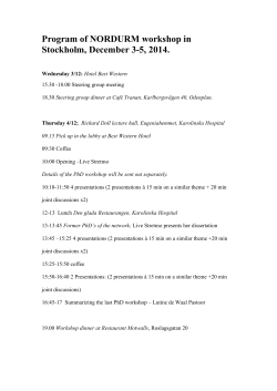 Agenda- meeting