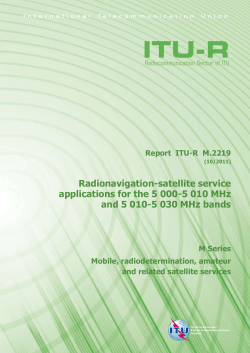 2 Considerations for 5 GHz RNSS signals