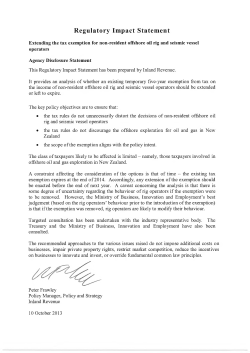 Extending the tax exemption for non