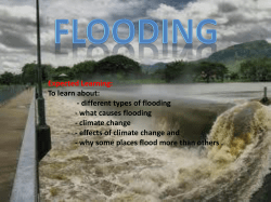 Flooding
