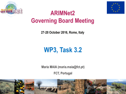 Task 3.2 - ARIMnet2