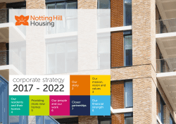 corporate strategy - Notting Hill Housing