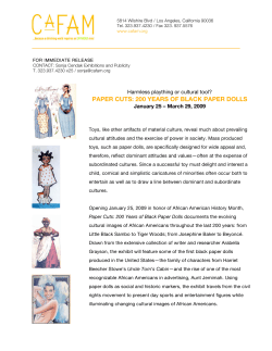 PAPER CUTS: 200 YEARS OF BLACK PAPER DOLLS