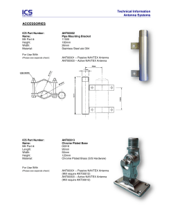 ACCESSORIES Technical Informat Antenna Syste Technical